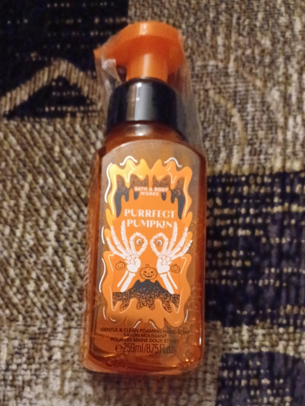 4/$40 New Purrfect Pumpkin Scented Foaming Hand Soap - 1 Pump Bottle